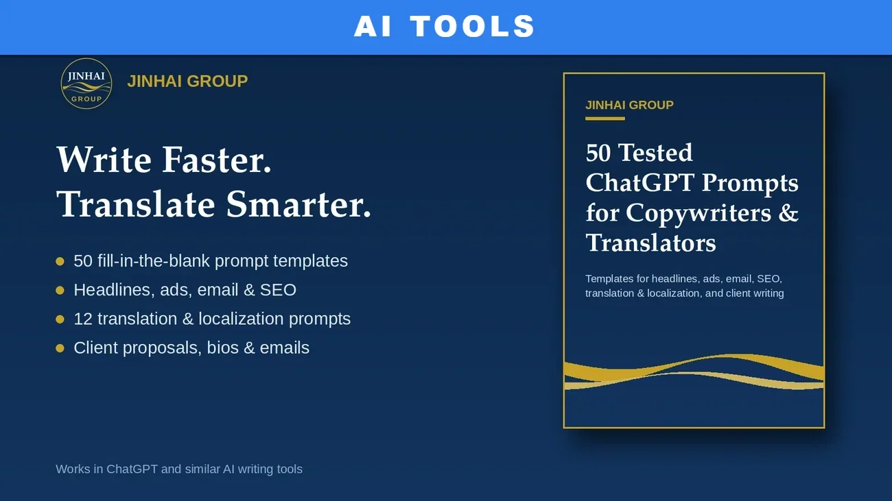 50 Tested ChatGPT Prompts for Copywriters & Translators